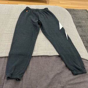 Aviator Nation Bolt Sweatpants Charcoal XS